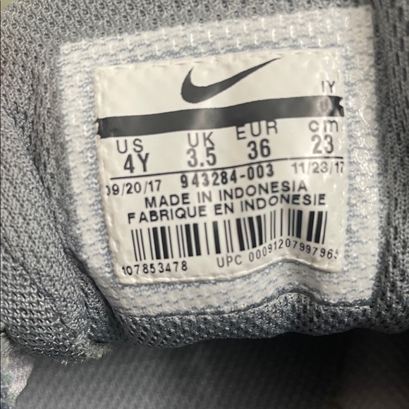 Nike Charcoal and White Running Shoes - Picture 9 of 12